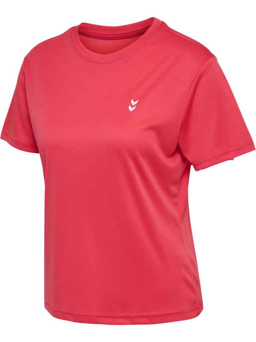 hmlPULSE TRAINING W T-SHIRT S/S, CAYENNE, packshot