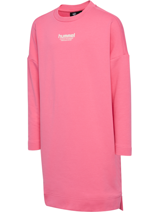 hmlZIPPI DRESS L/S, BUBBLEGUM, packshot