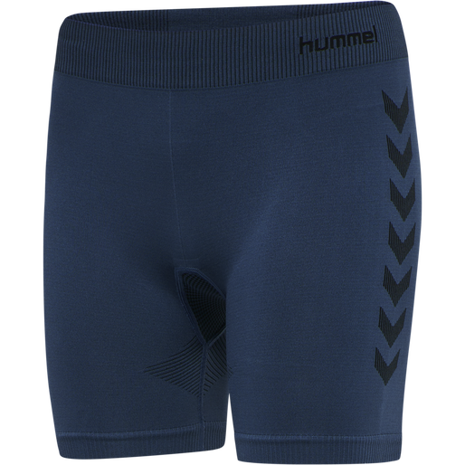 HUMMEL FIRST SEAMLESS TR SHT TIGH W, DARK DENIM, packshot