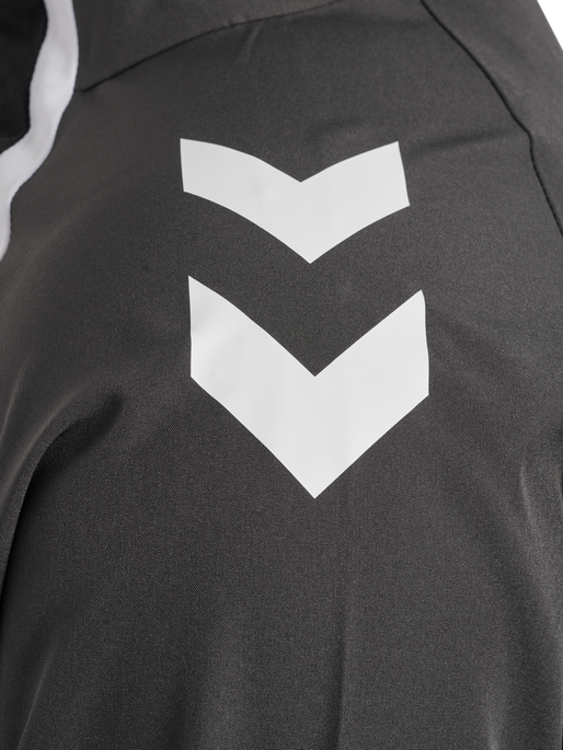 hmlLEAD 2.0 WOVEN JACKET, BLACK/ASPHALT, packshot