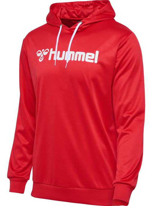 hmlLOGO HOODIE, TRUE RED, packshot