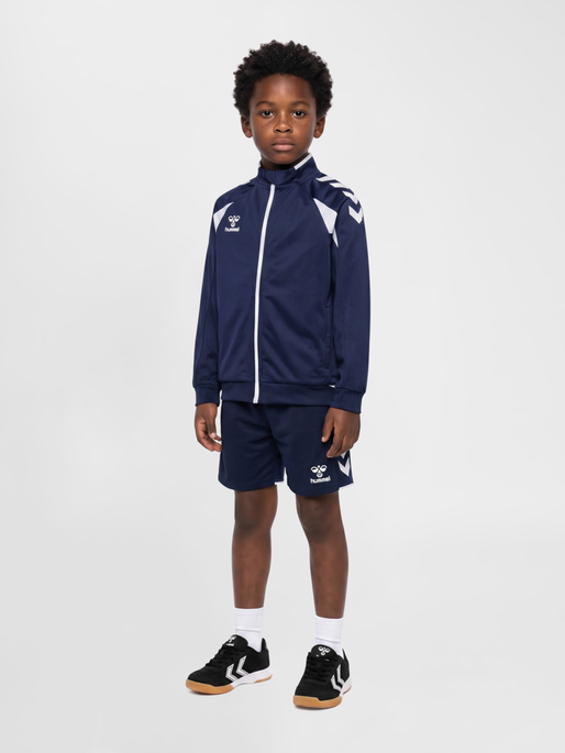 hmlCORE 2.0 TRACK ZIP JACKET KIDS, MARINE/WHITE, model