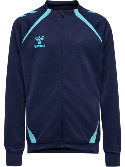 hmlLEAD 2.0 TRACK ZIP JACKET KIDS, MARINE/BLUE FISH hmlLEAD 2.0 TRACK ZIP JACKET KIDS, MARINE/BLUE FISH, packshot