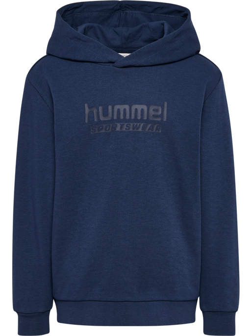 hmlJR BASE HOODIE, DRESS BLUES, packshot