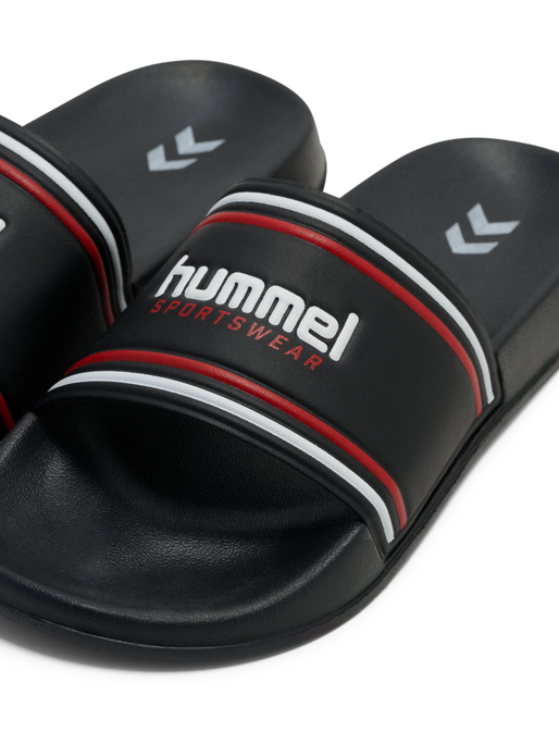 POOL SLIDE RT, BLACK/WHITE/RED POOL SLIDE RT, BLACK/WHITE/RED, packshot