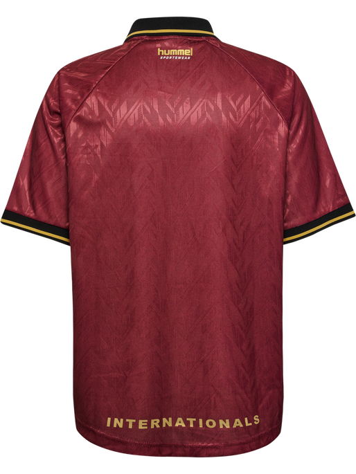 hmlLOOSE BAY SOCCER JERSEY S/S, SYRAH, packshot
