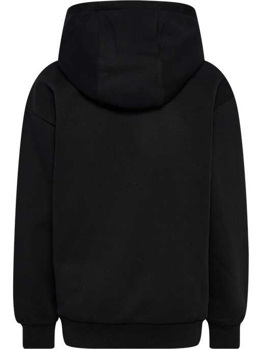 hmlJR LOOSE HOODIE BEE, BLACK hmlJR LOOSE HOODIE BEE, BLACK, packshot