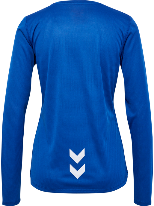 hmlRUN JERSEY L/S WOMAN, TRUE BLUE, packshot
