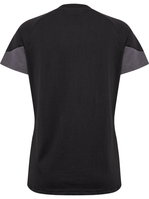 hmlTRAVEL T-SHIRT S/S WOMAN, BLACK, packshot