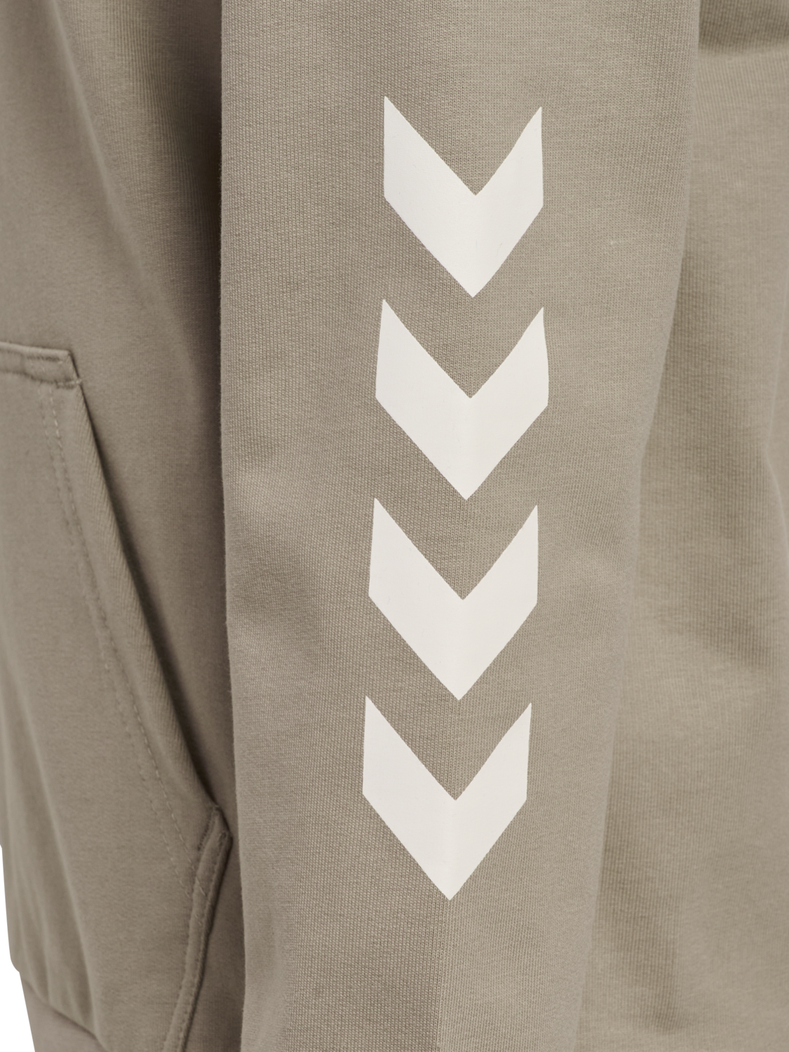 hmlJR LOGO HOODIE, ROCK RIDGE, packshot