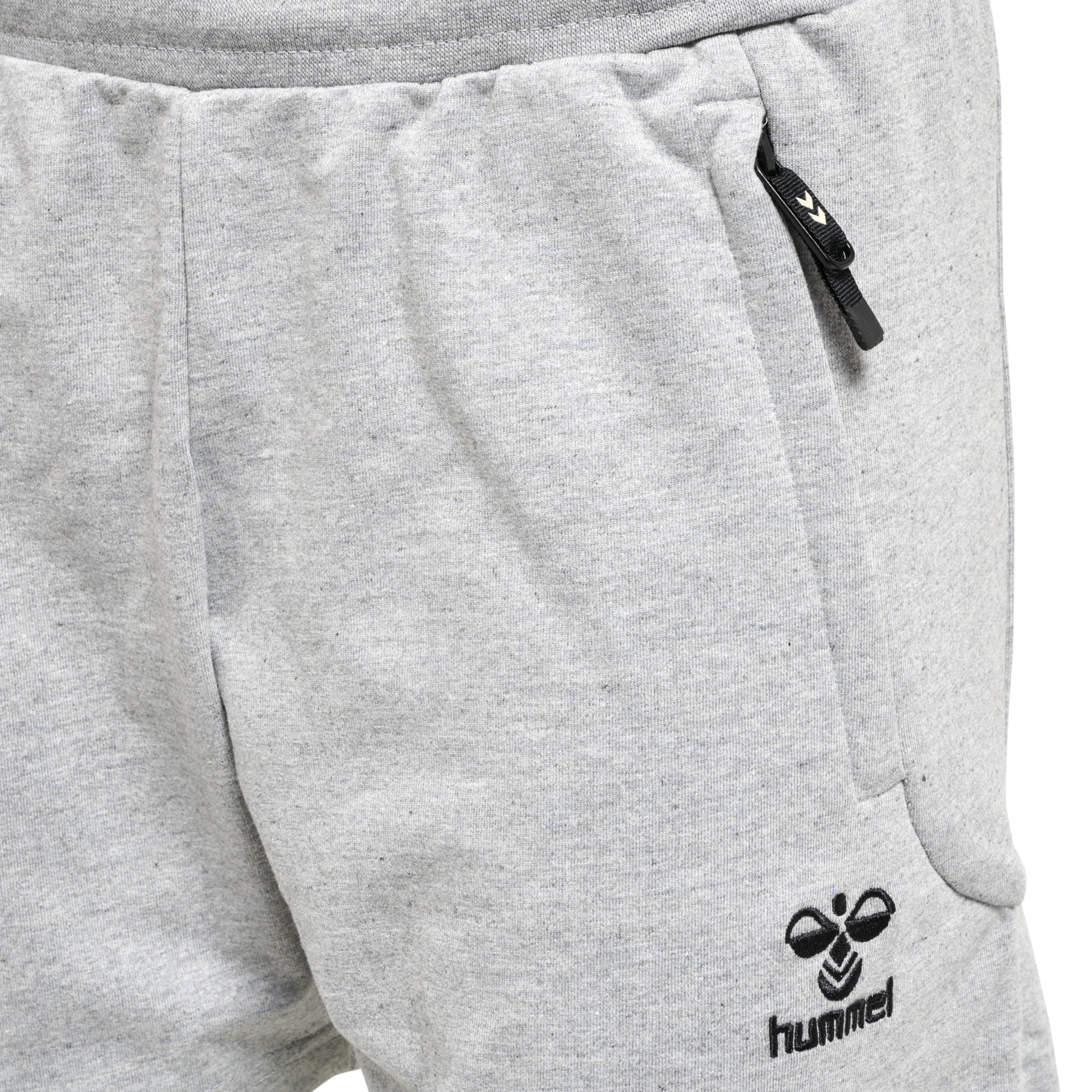 hmlMOVE GRID COTTON SHORTS WOMAN, GREY MELANGE, packshot