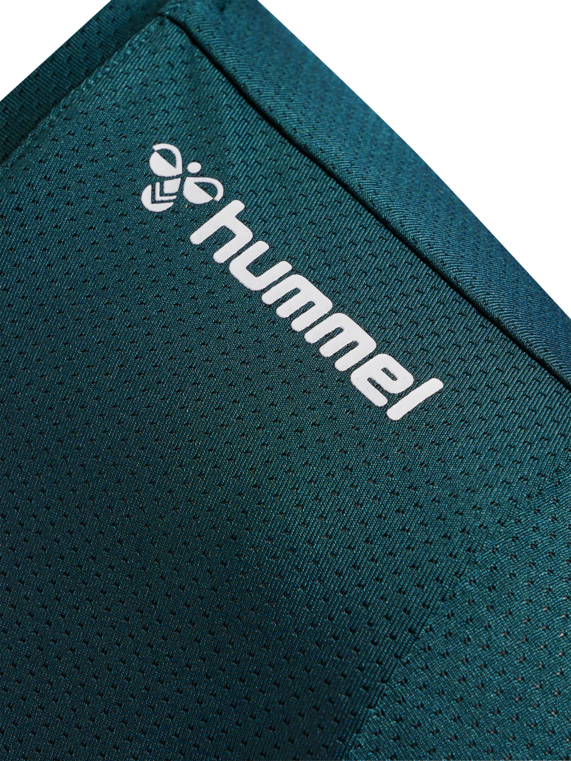 hmlMT AURA MESH T-SHIRT L/S, DEEP TEAL, packshot