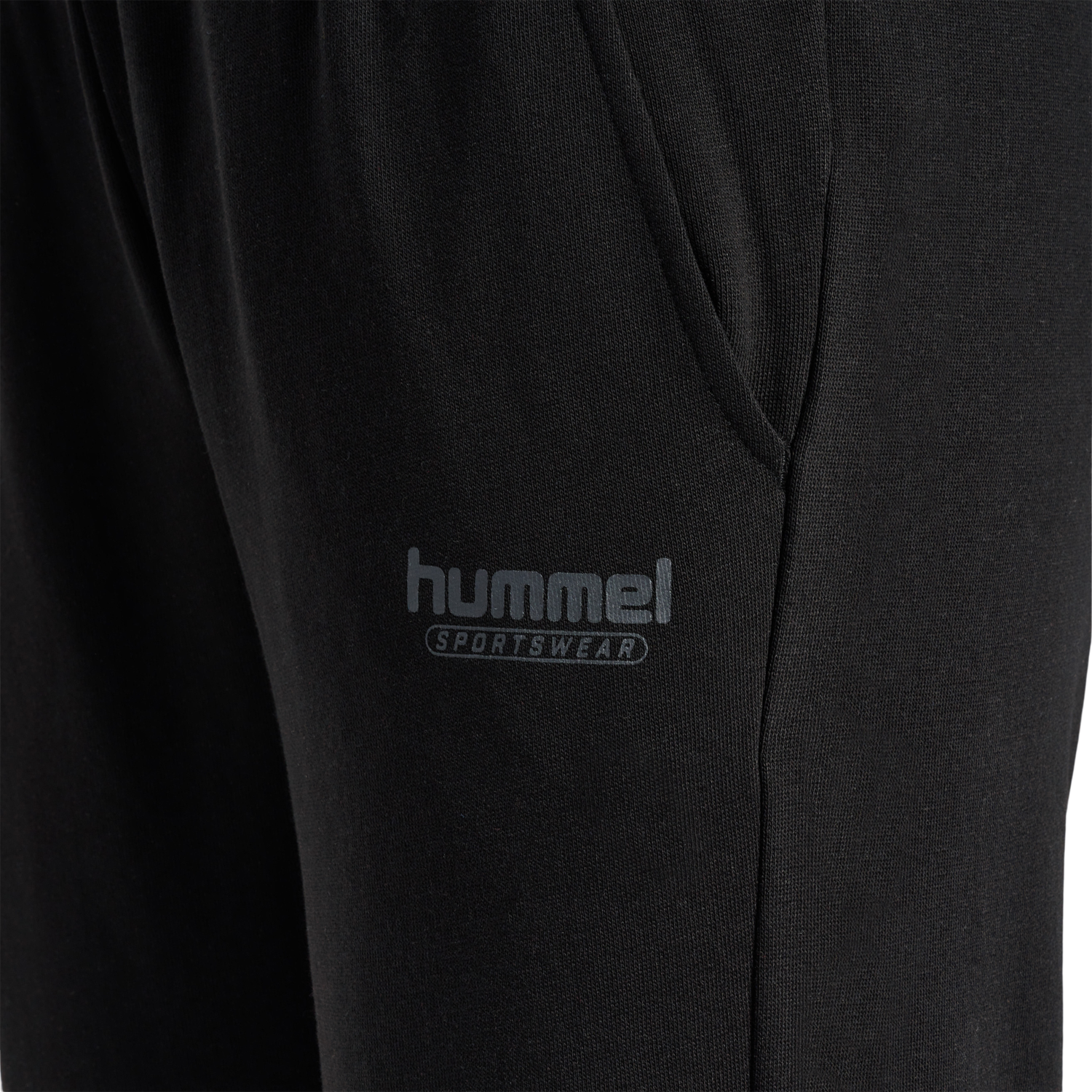 hmlBOOSTER TAPERED WOMAN PANTS, BLACK, packshot
