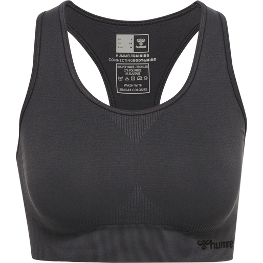 hmlTIF SEAMLESS SPORTS TOP, ASPHALT, packshot