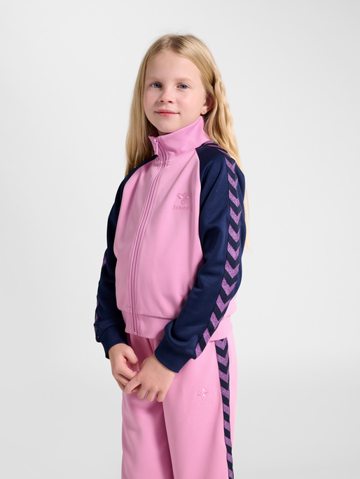 hmlDAILY ZIP JACKET, PASTEL LAVENDER, model