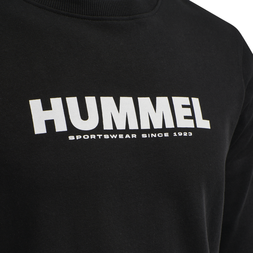 hmlLEGACY SWEATSHIRT PLUS, BLACK, packshot