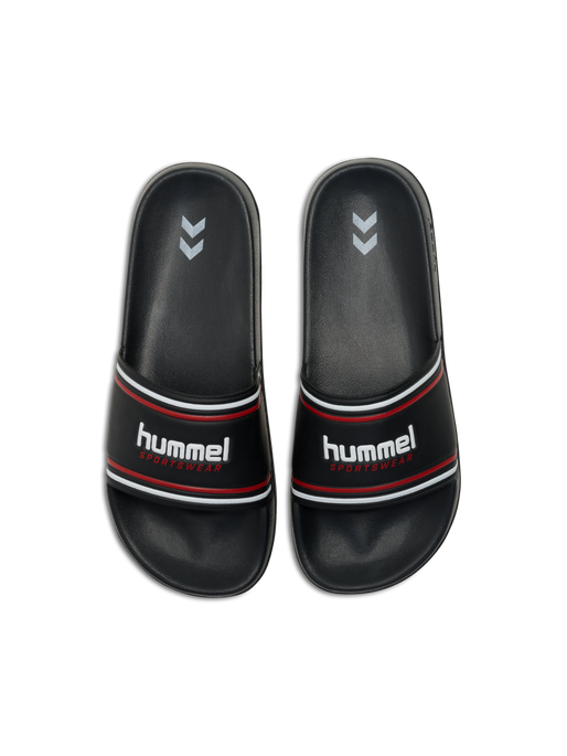 POOL SLIDE RT, BLACK/WHITE/RED POOL SLIDE RT, BLACK/WHITE/RED, packshot