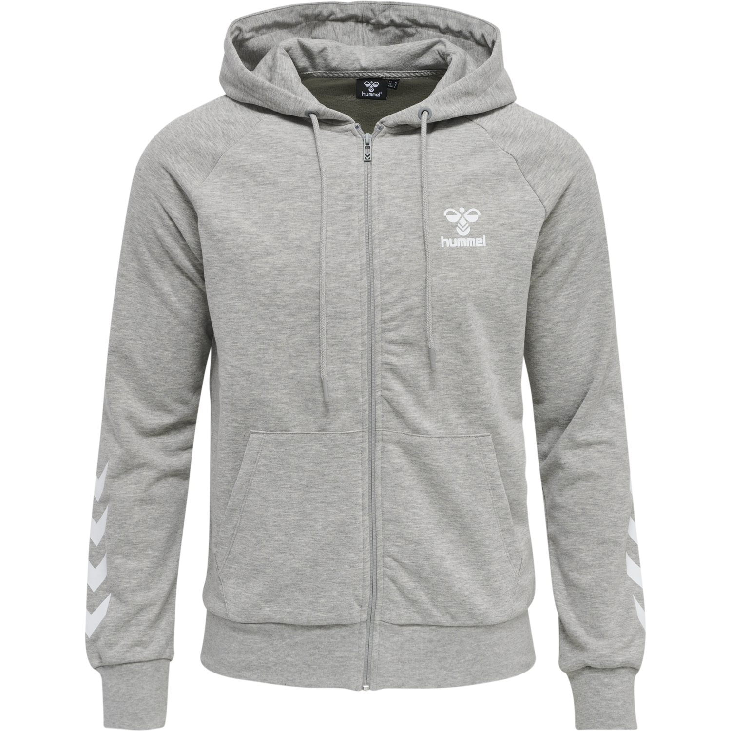 Hummel Isam 2 0 Zip Hoodie Grey Melange Hummelsport Se