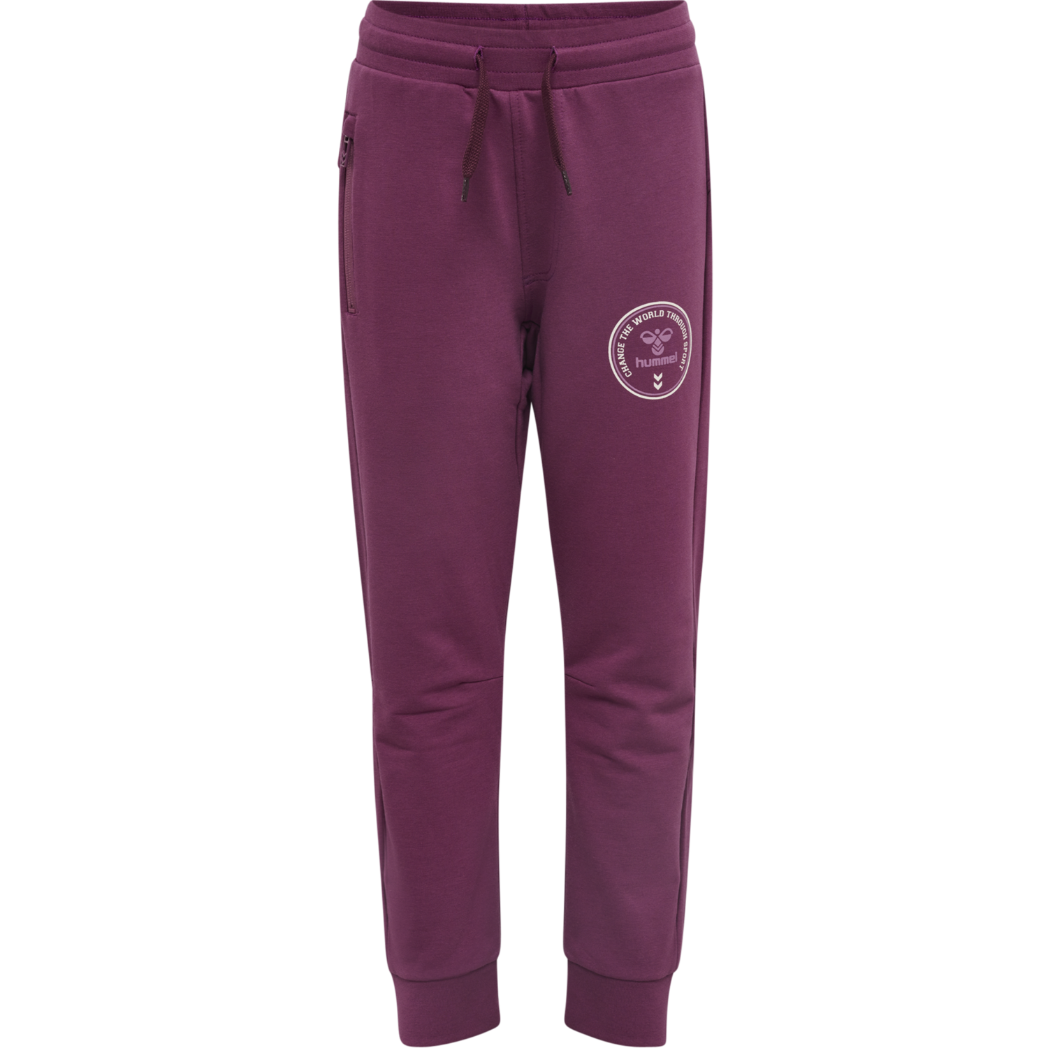 hmlMATH PANTS, AMARANTH, packshot