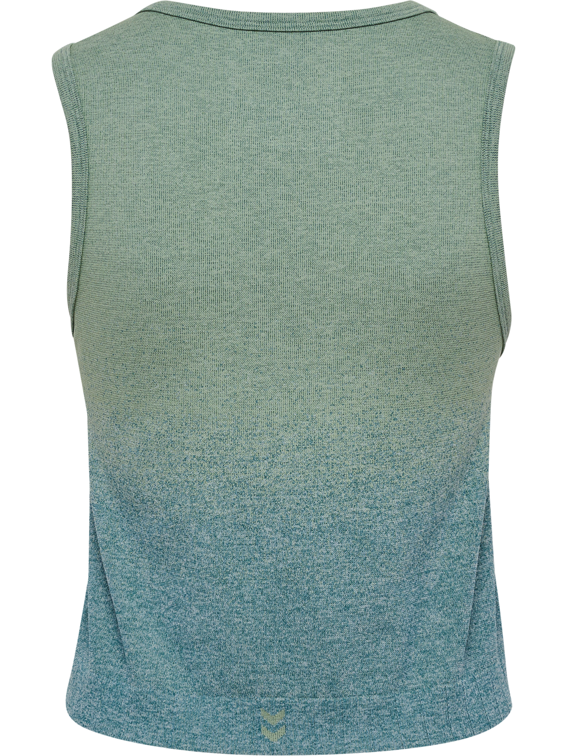 hmlYOGA SEAMLESS GRADIENT CROP TOP, BALSAM/FROSTY GREEN, packshot