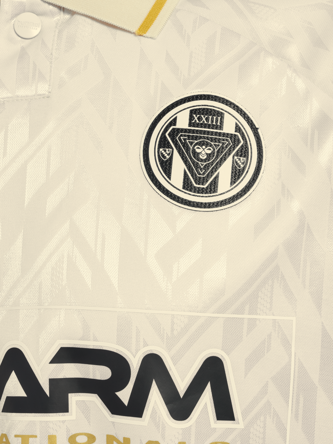 hmlLOOSE BAY SOCCER JERSEY S/S, BLANC DE BLANC, packshot