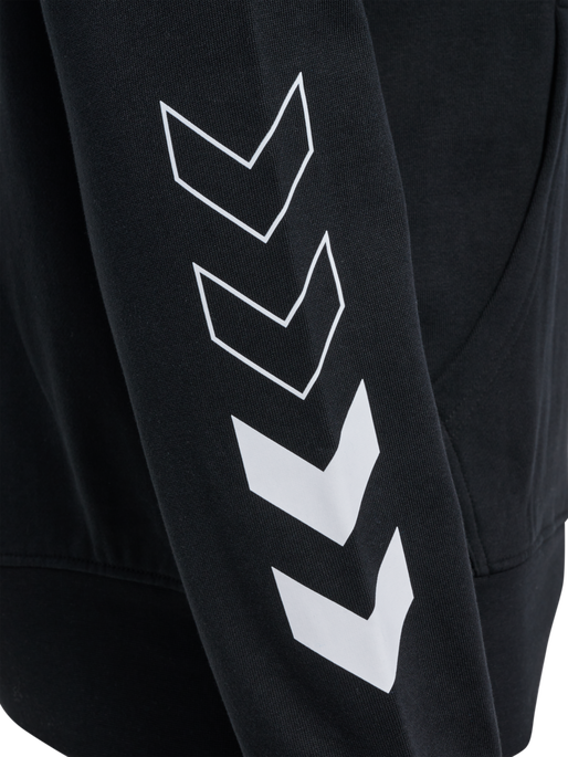 hmlELEMENTAL HOODIE, BLACK, packshot