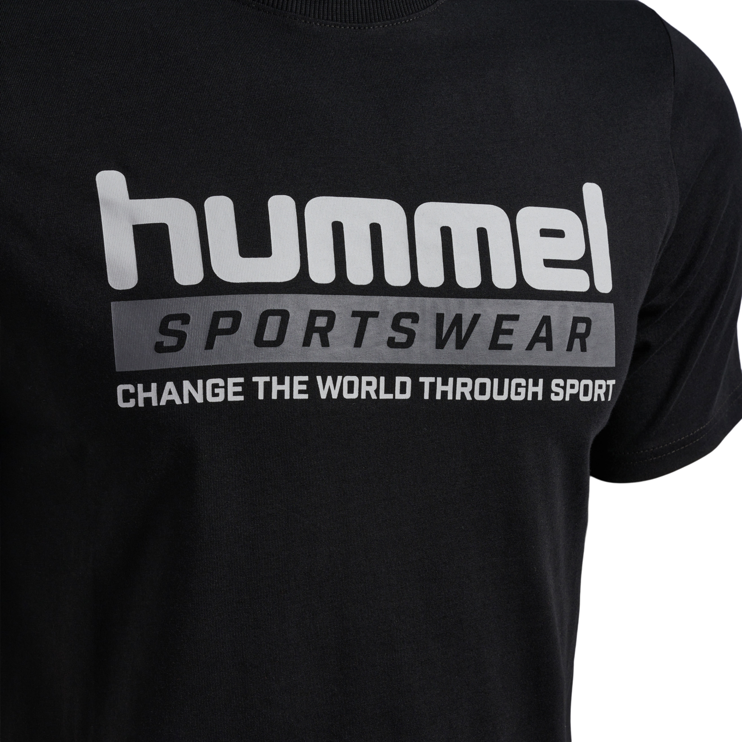 hmlLGC CARSON T-SHIRT, BLACK, packshot