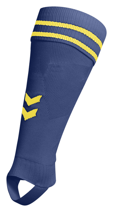 ELEMENT FOOTBALL SOCK FOOTLESS, TRUE BLUE/SPORTS YELLOW, packshot