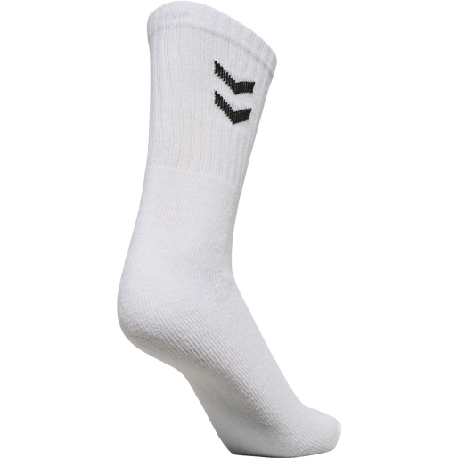 3-Pack Basic Sock, WHITE, packshot