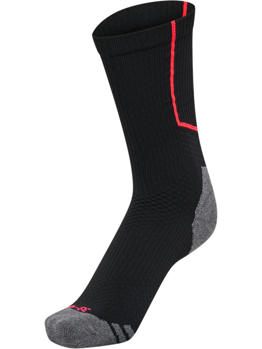 hmlPRO TRAINING SOCKS LOW, BLACK/DIVA PINK hmlPRO TRAINING SOCKS LOW, BLACK/DIVA PINK, packshot