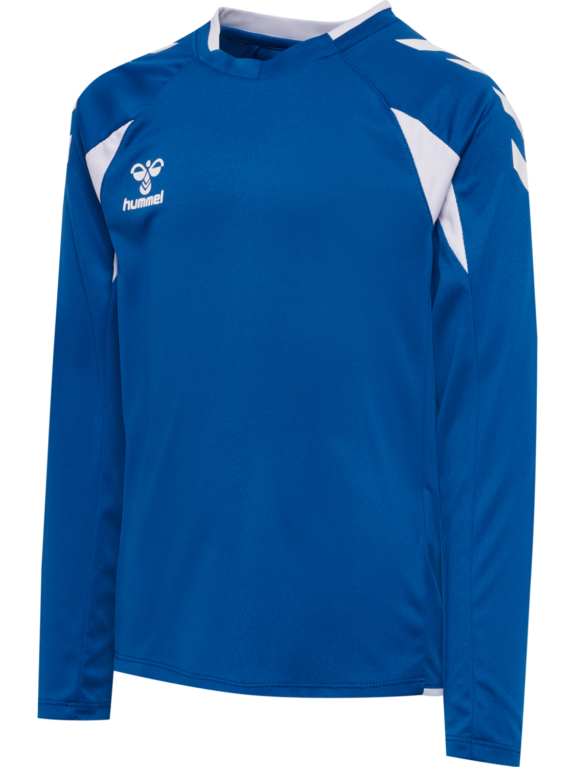 hmlCORE 2.0 JERSEY L/S KIDS, TRUE BLUE/WHITE, packshot