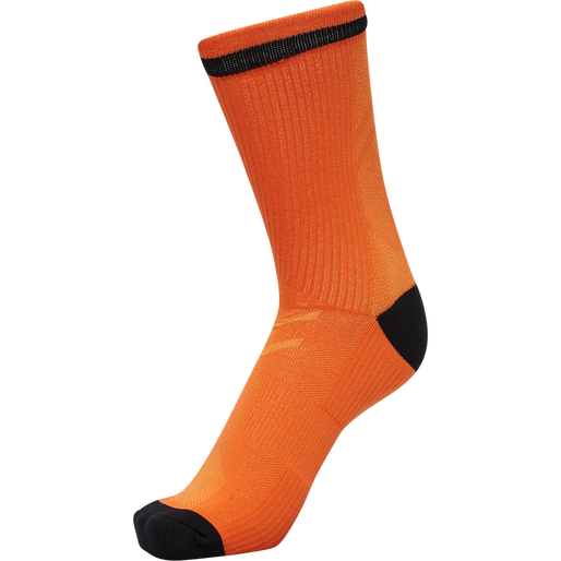 ELITE INDOOR SOCK LOW PA, NASTURTIUM/BLACK, packshot