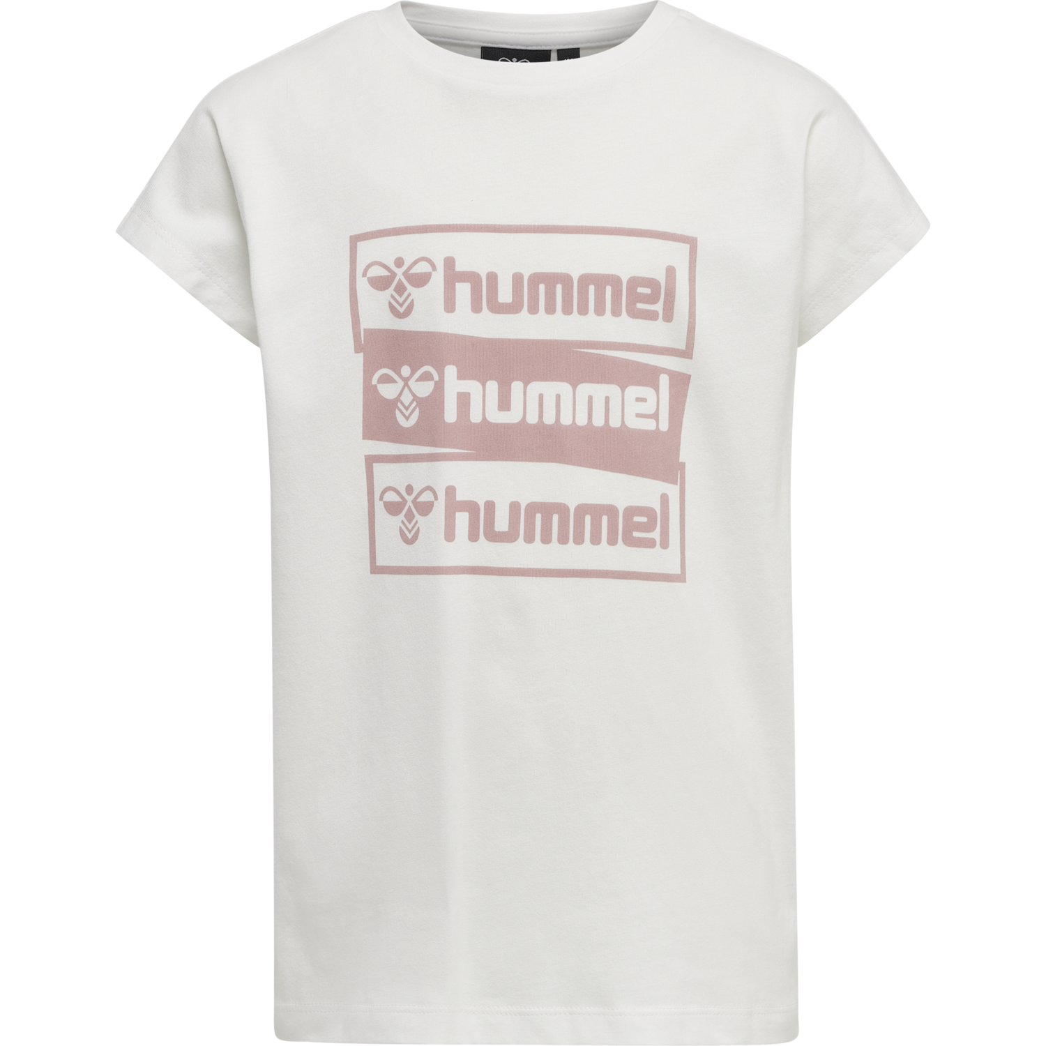 hmlCARITAS T-SHIRT S/S, MARSHMALLOW, packshot