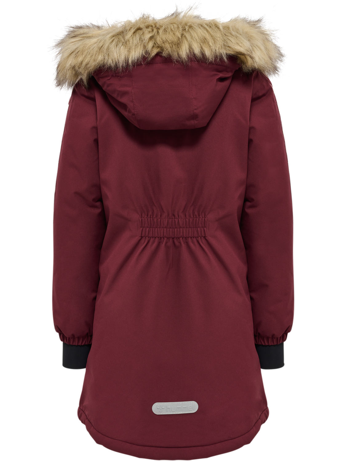 hmlLEAF TEX COAT, WINDSOR WINE, packshot
