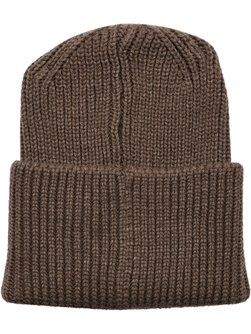 hmlJR HEAVY RIB KNIT BEANIE, PEPPERCORN, packshot