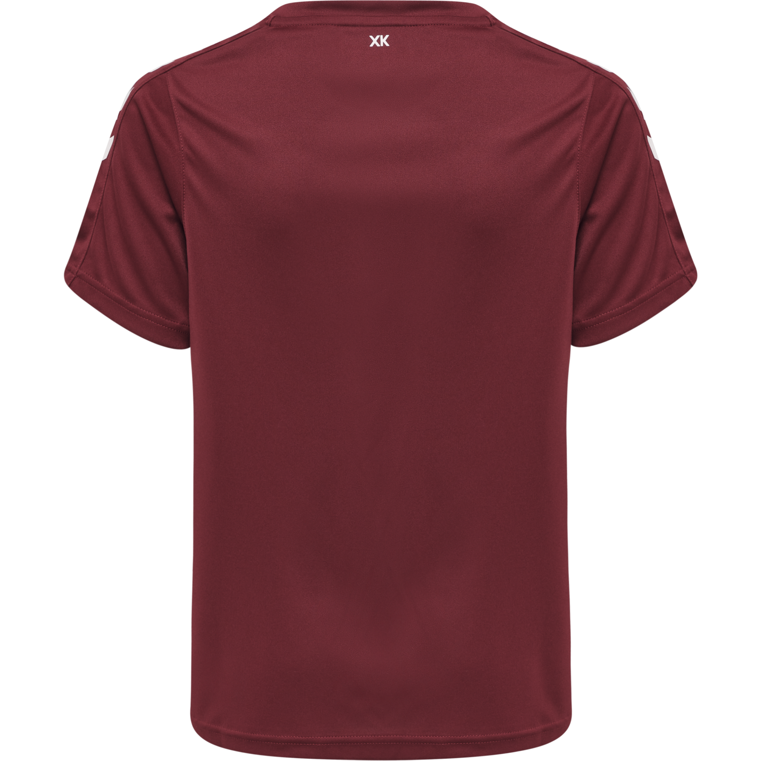 hmlCORE XK POLY JERSEY S/S KIDS, MAROON, packshot