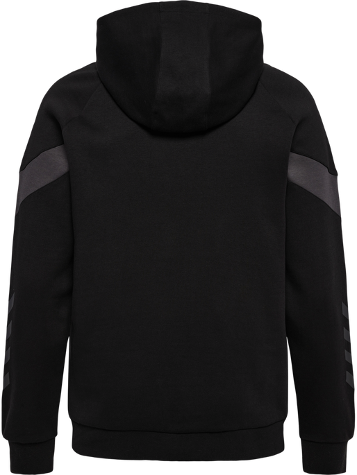hmlTRAVEL SWEAT HOODIE, BLACK hmlTRAVEL SWEAT HOODIE, BLACK, packshot