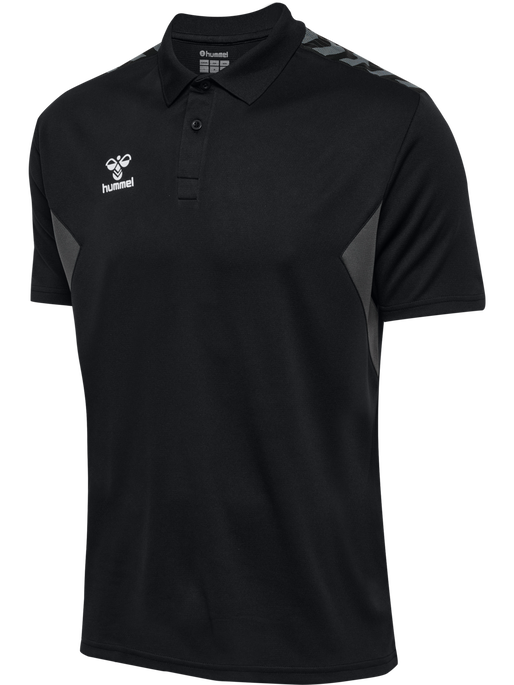hmlAUTHENTIC FUNCTIONAL POLO, BLACK, packshot