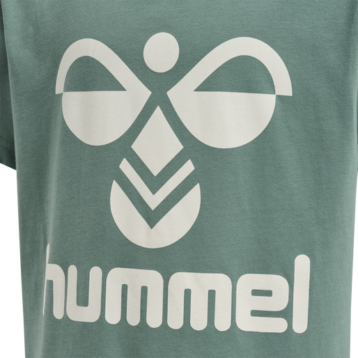 hmlTRES T-SHIRT S/S, MINERAL BLUE hmlTRES T-SHIRT S/S, MINERAL BLUE, packshot