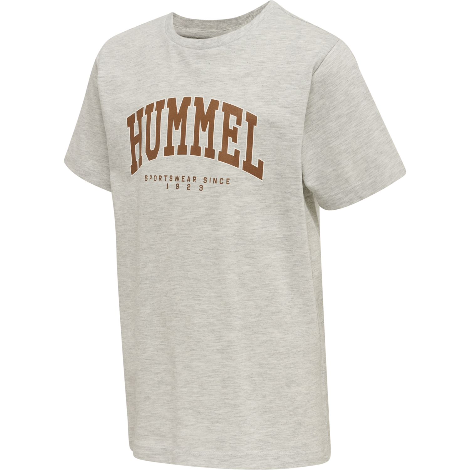 hmlFAST T-SHIRT S/S, LIGHT GREY MELANGE, packshot