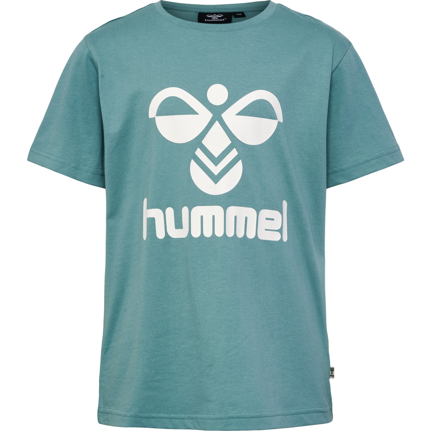 hmlTRES T-SHIRT S/S 2-PK, MINERAL BLUE/DECO ROSE, packshot