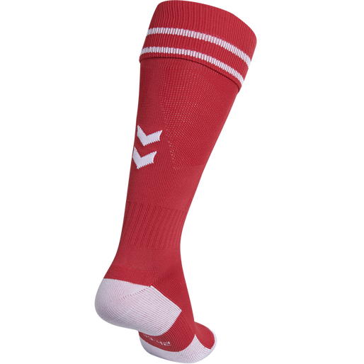 ELEMENT FOOTBALL SOCK , TRUE RED/WHITE, packshot