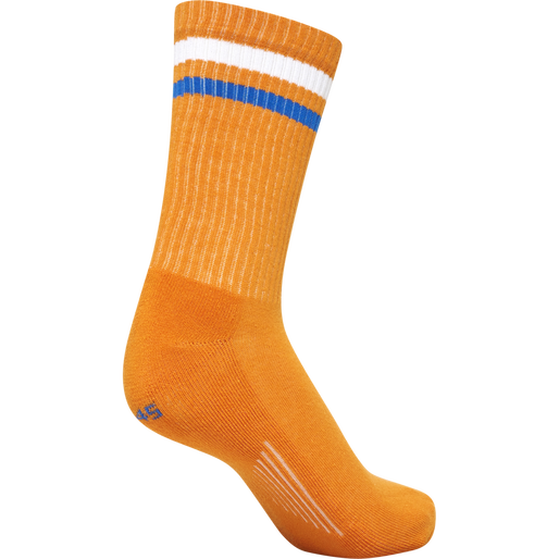 hmlRETRO 4-PACK SOCKS MIX, WHITE/BLUE/YELLOW, packshot