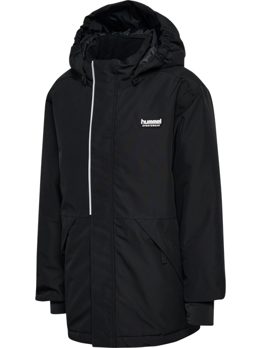 hmlJR SNOW JACKET WP 10K, BLACK, packshot