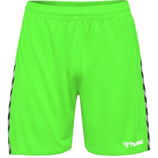 hmlAUTHENTIC KIDS POLY SHORTS, GREEN GECKO, packshot