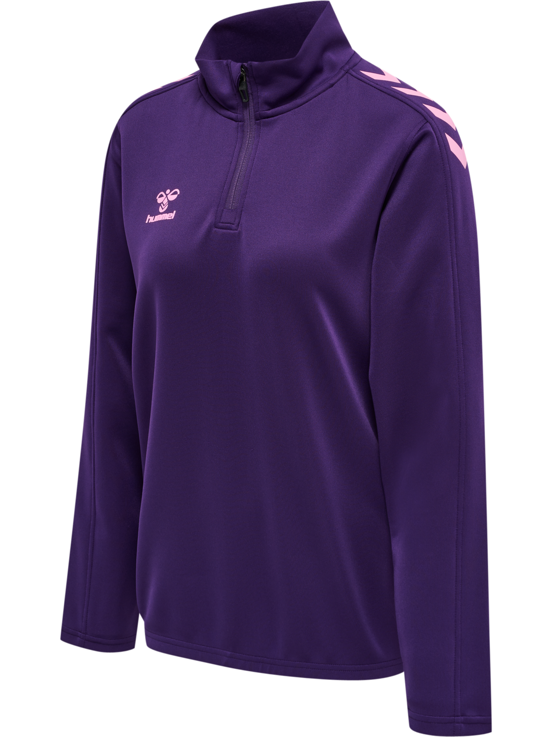 hmlCORE XK HALF ZIP SWEAT WOMAN, ACAI, packshot