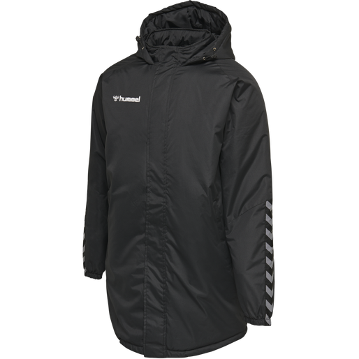 hmlAUTHENTIC BENCH JACKET, BLACK/WHITE, packshot