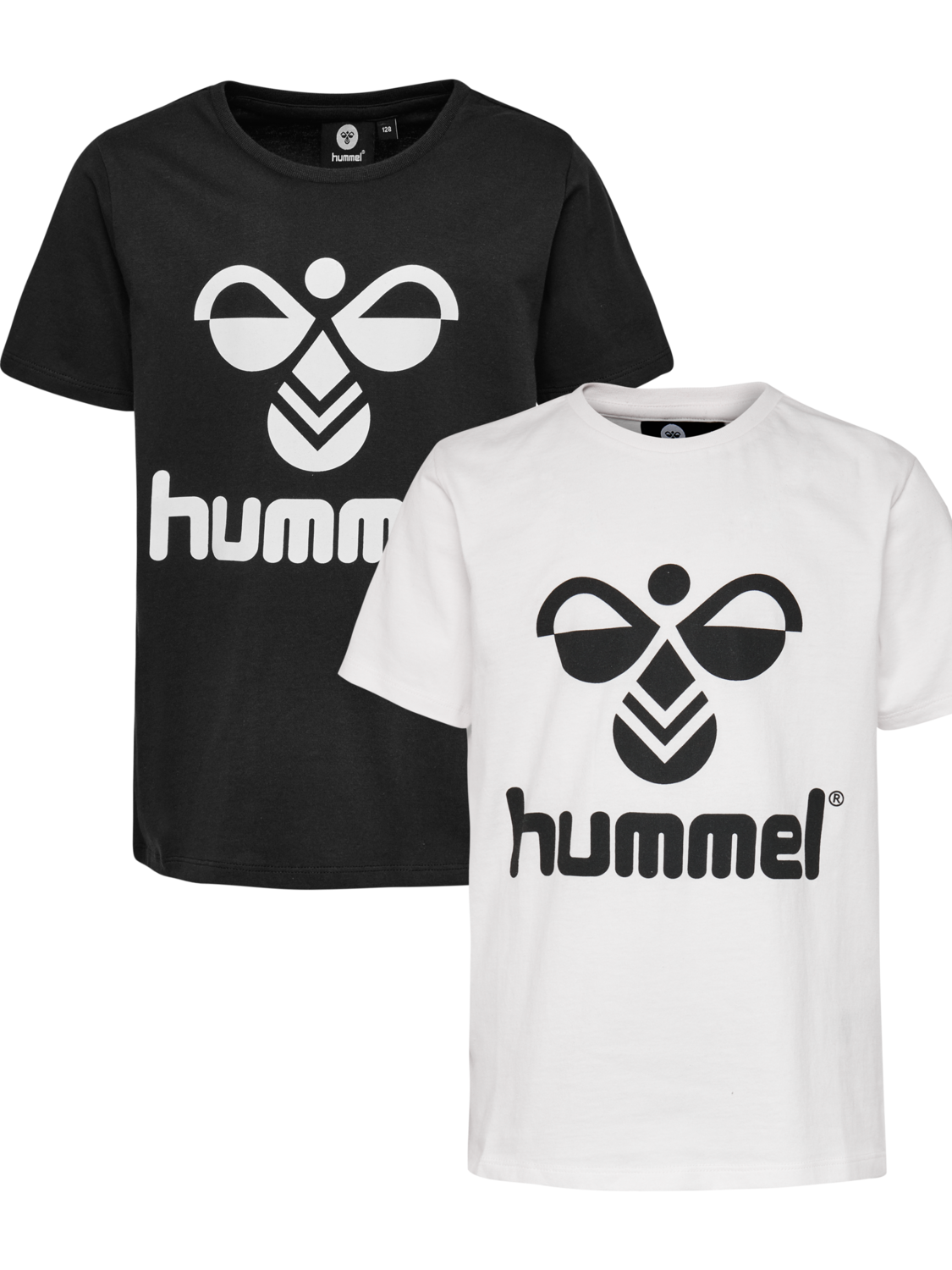 hmlTRES T-SHIRT S/S 2-PK, MARSHMALLOW, packshot