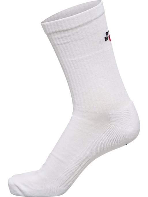 hmlROLIGAN 2-PACK SOCKS, WHITE, packshot