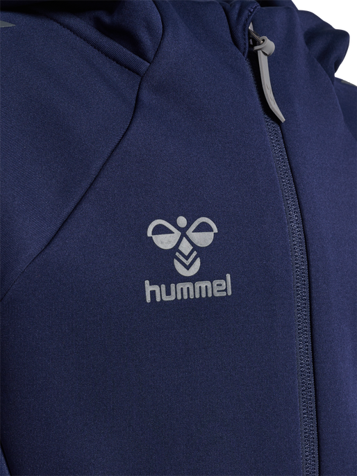 hmlCIMA 2.0 ZIP HOODIE KIDS, MARINE, packshot